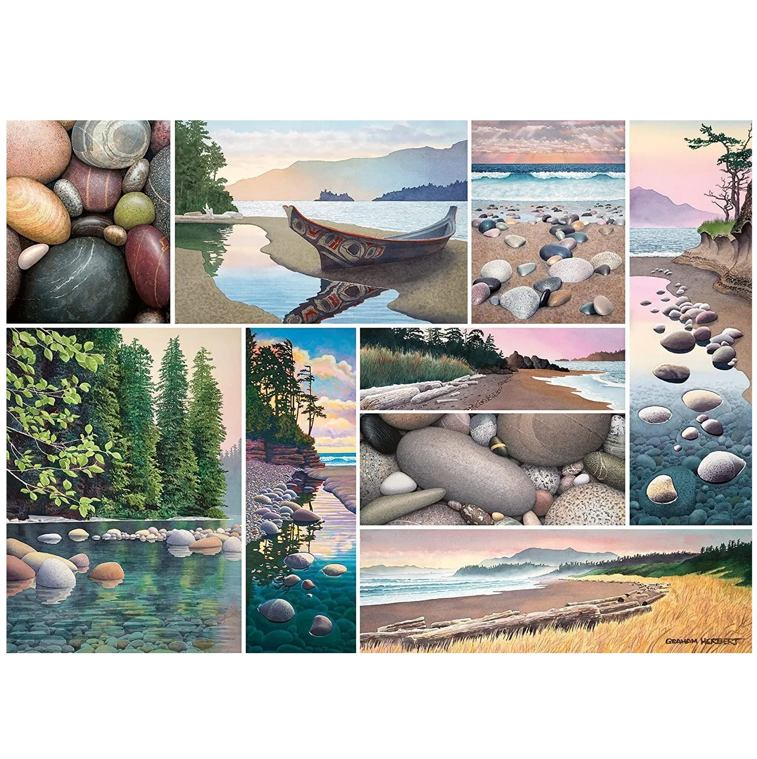 1000 pc Puzzle -West Coast Tranquility