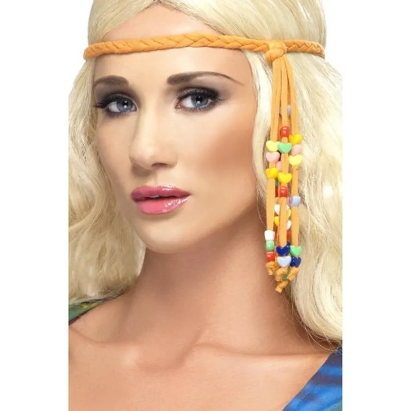 1960s Hippie Beaded Headband