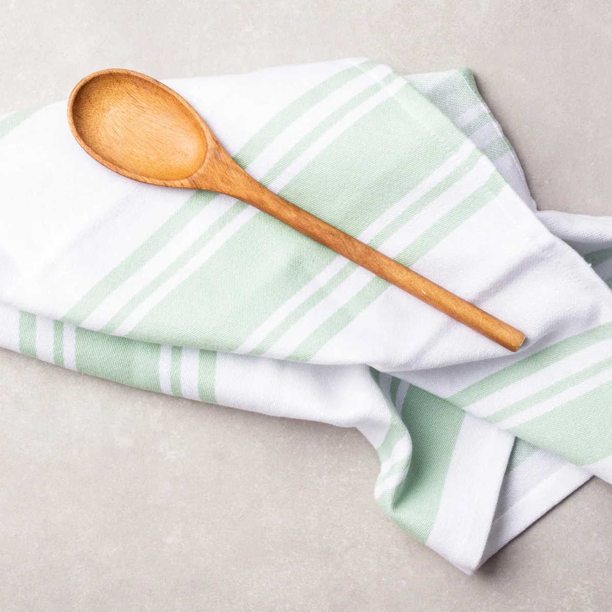 3-Piece Organic Cotton Kitchen Towel Set | Green