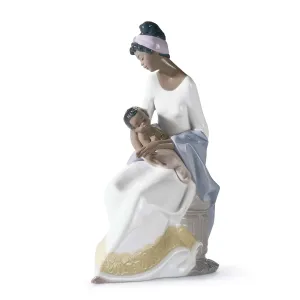 A Mother's Embrace Porcelain Figurine