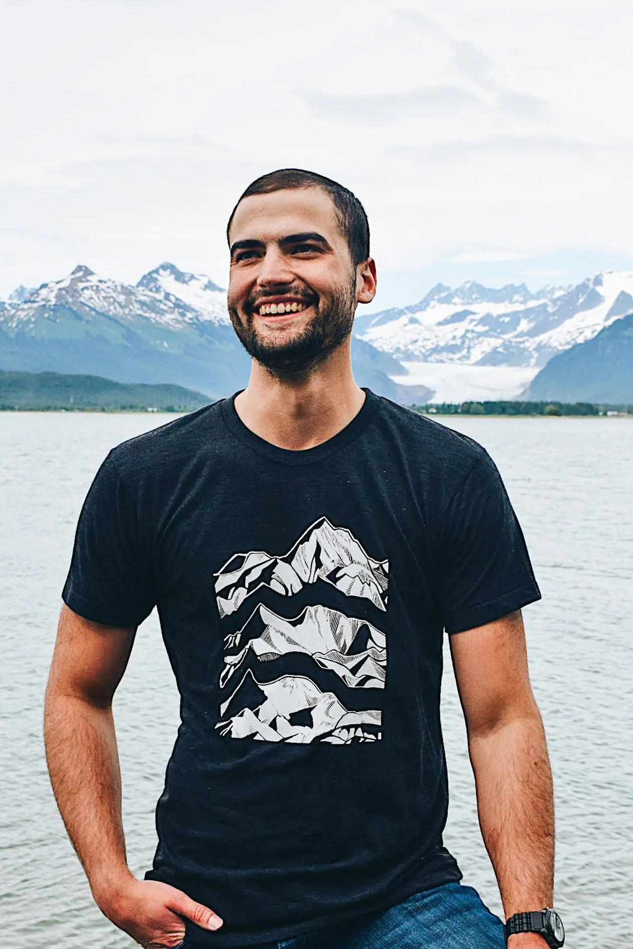 Alaska Mountains Graphic Tee - Unisex