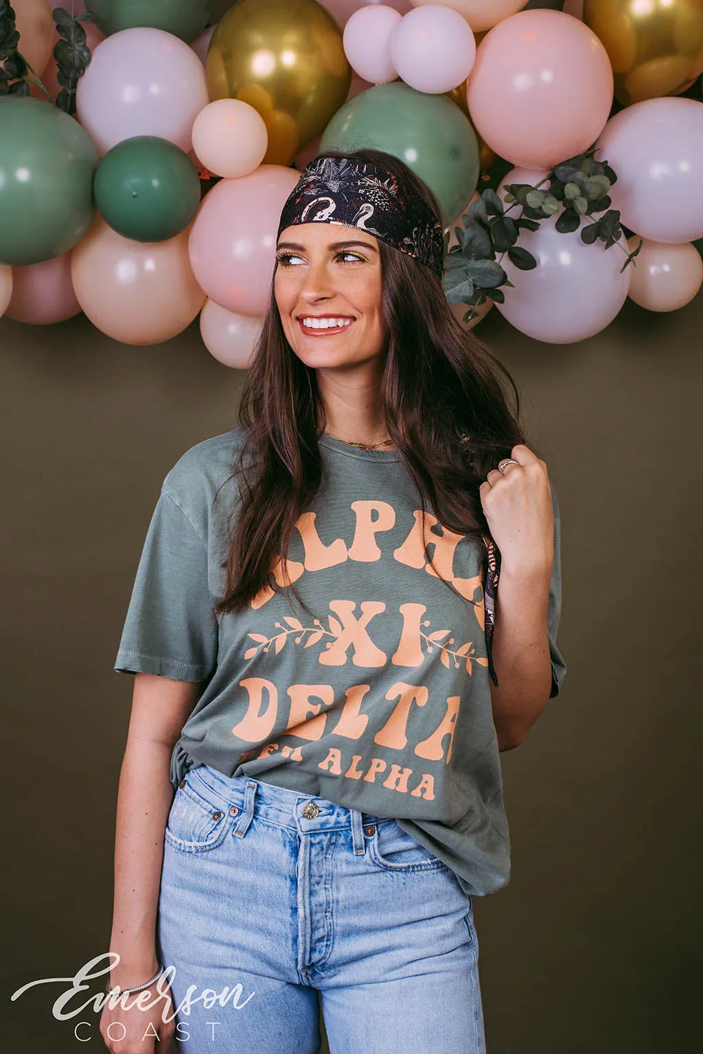 Alpha Xi Delta Boho Recruitment T-shirt