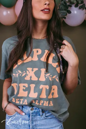 Alpha Xi Delta Boho Recruitment T-shirt