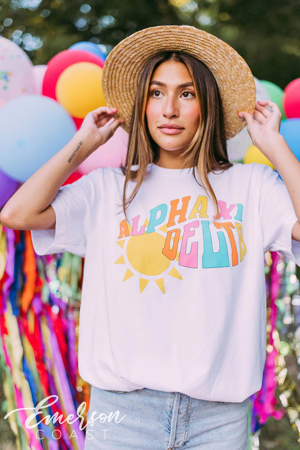 Alpha Xi Delta Golden Hour Tee