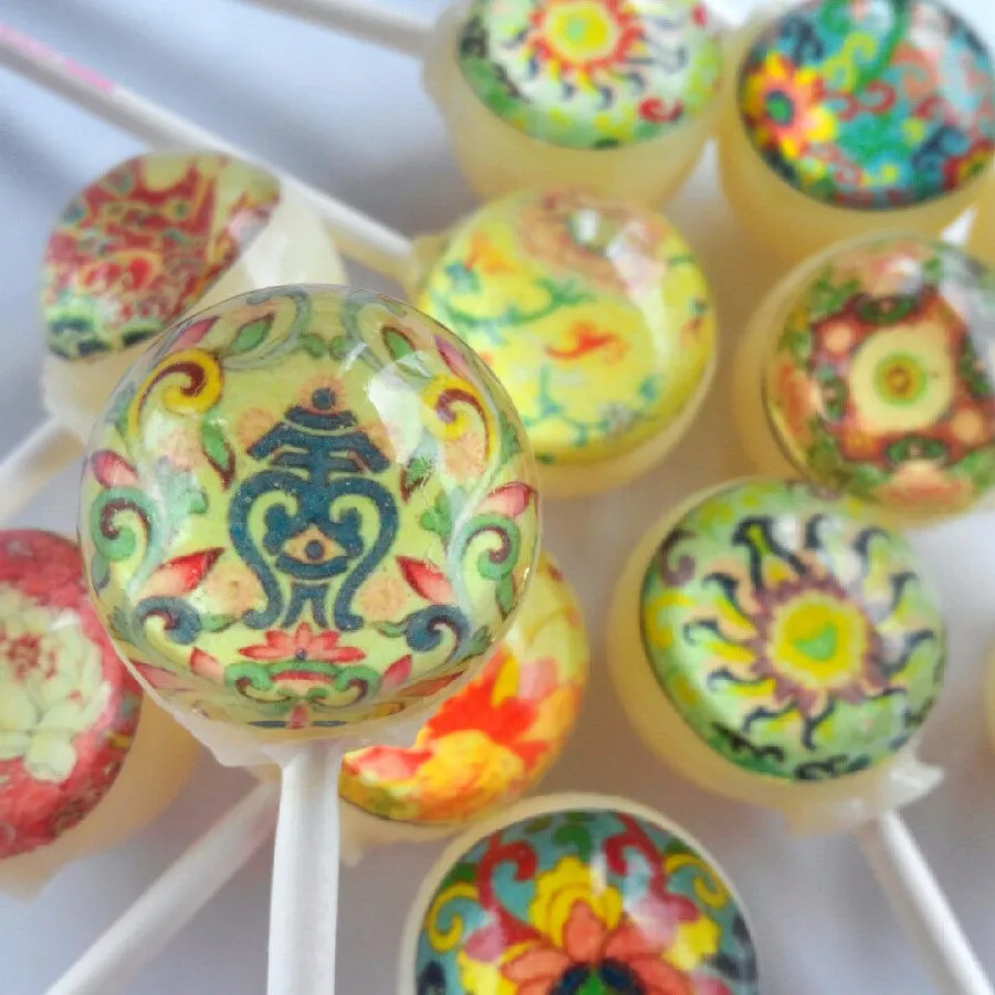 Asian Inspired Lollipops 6-piece set by I Want Candy!