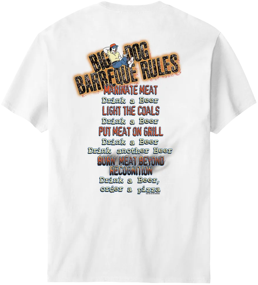 Big Dog BBQ Rules T-Shirt