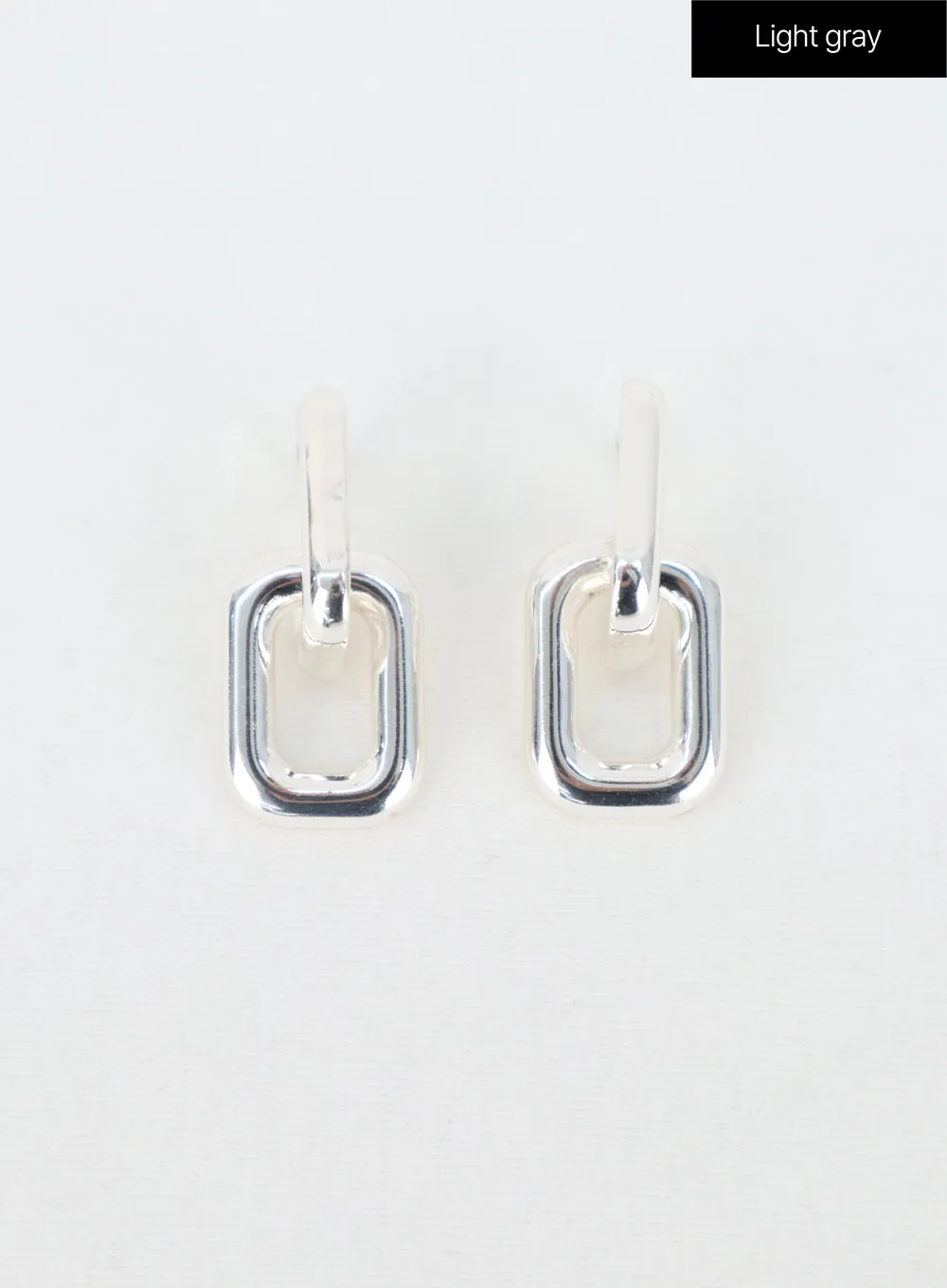 Bold Square Chain Earrings IN302