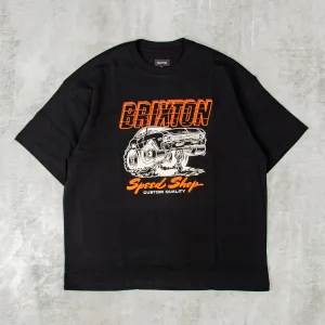 Brixton Smokey Heavyweight Relaxed Tee - Black Classic Wash