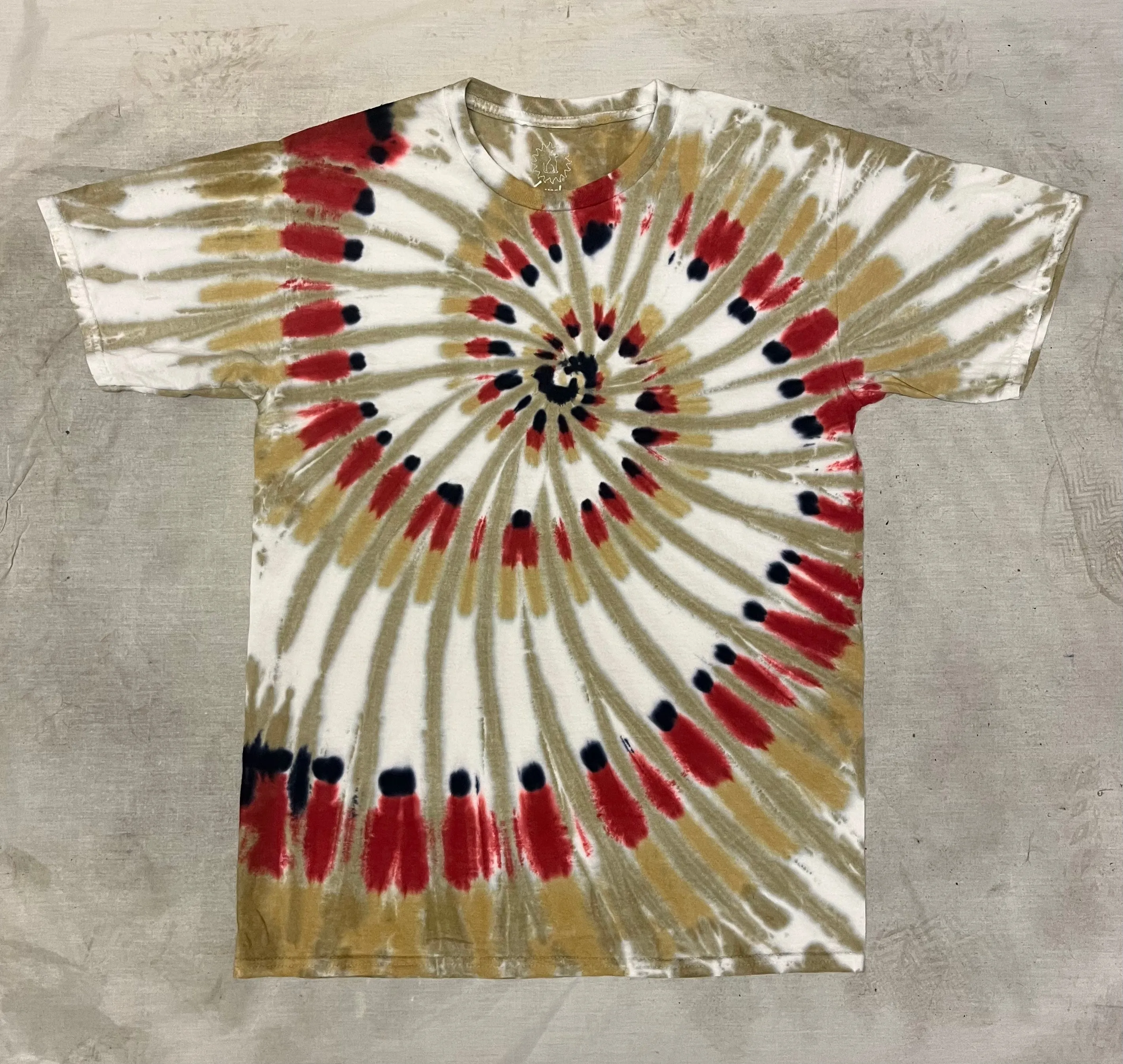 Canyon Red Swirl Tie Dye