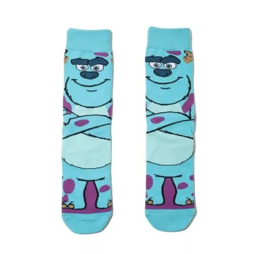 Cartoon Socks, Sullivan Monster Inc Fun Novelty Mens Crew Character Socks