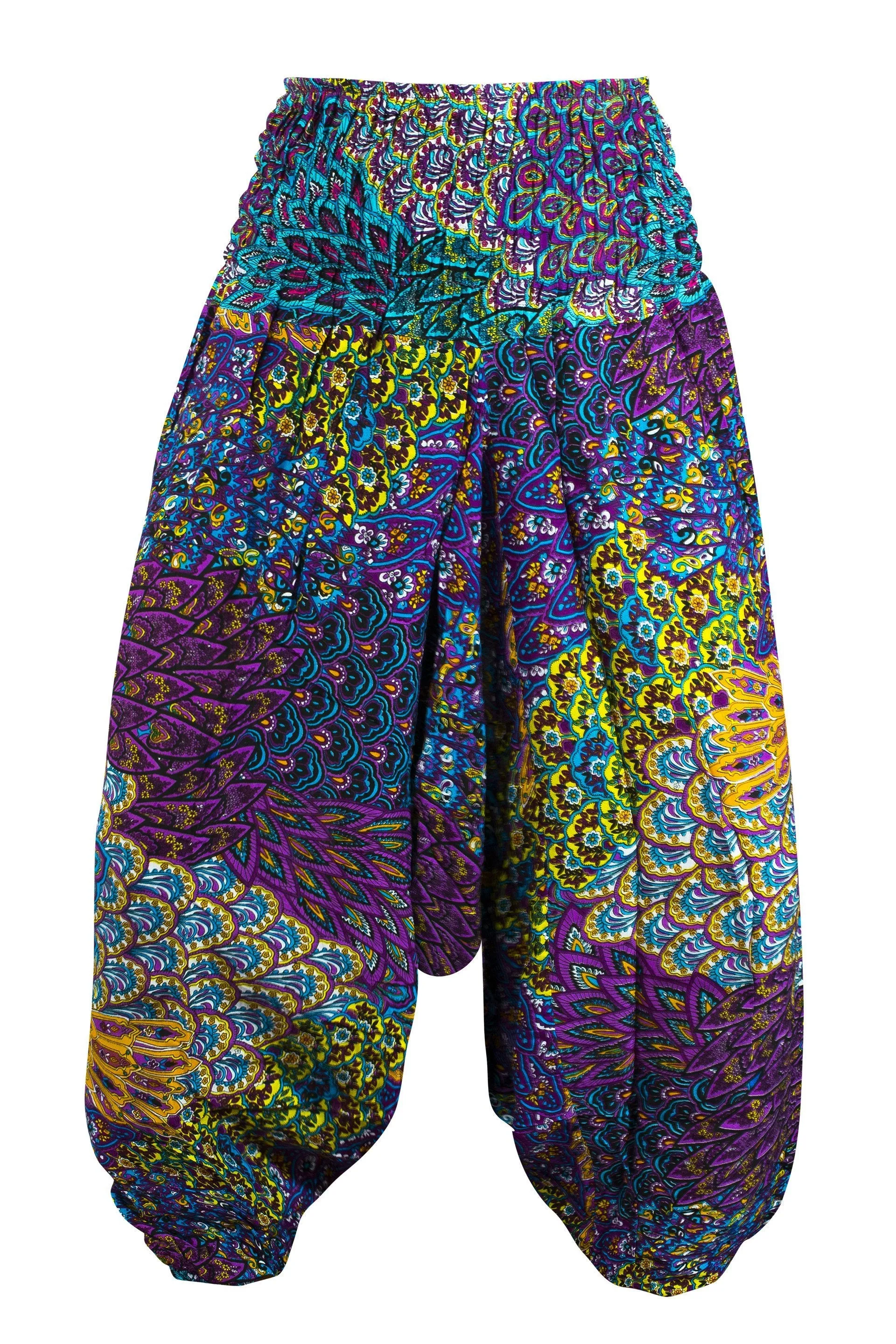 CCcollections Aladdin Genie Hippy Boho Harem Yoga Gipsy Festival Baggy 2in1 Trouser Jumpsuit One size