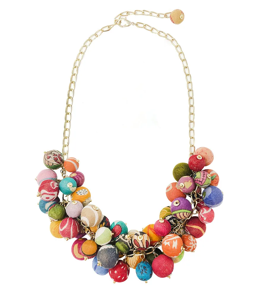 Cluster Kantha Necklace