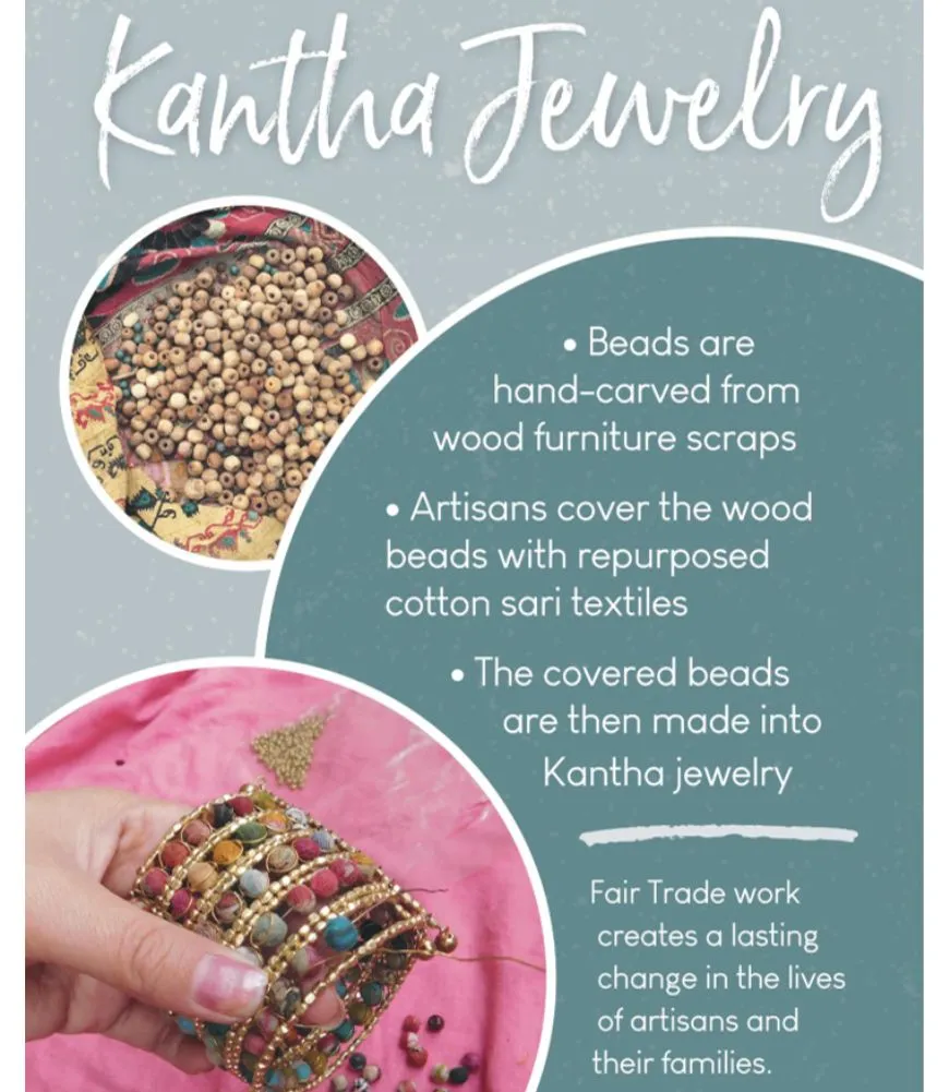 Cluster Kantha Necklace