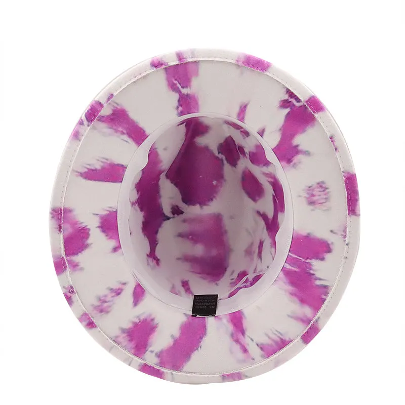 Colorful tie-dye jazz hat（AE4039）