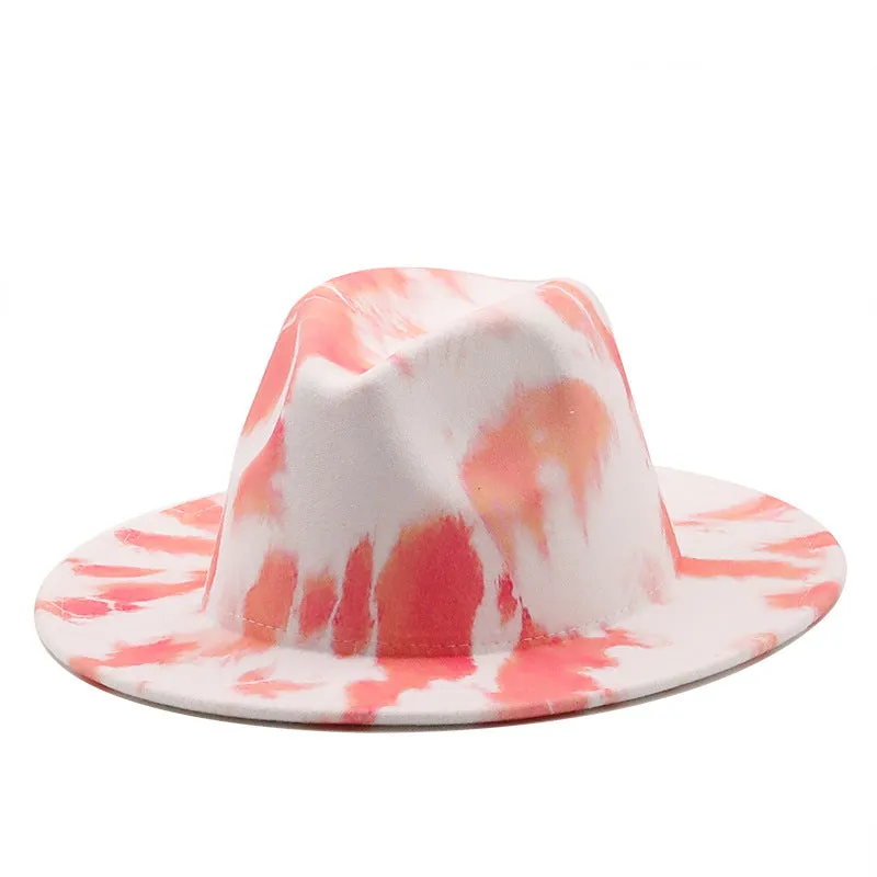 Colorful tie-dye jazz hat（AE4039）