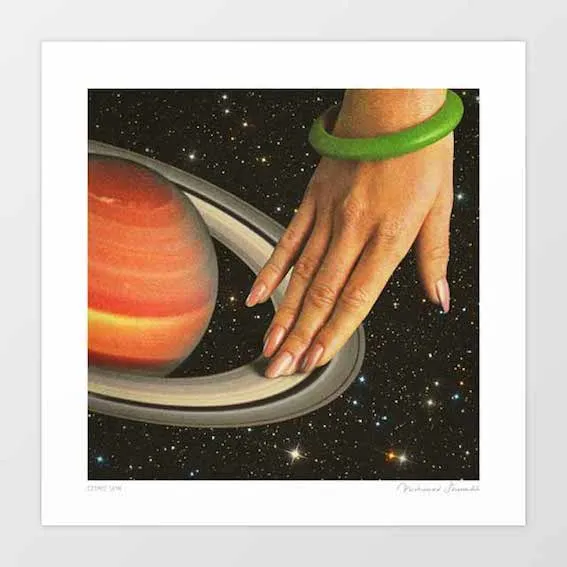 'Cosmic Spin' Art Print by Vertigo Artography