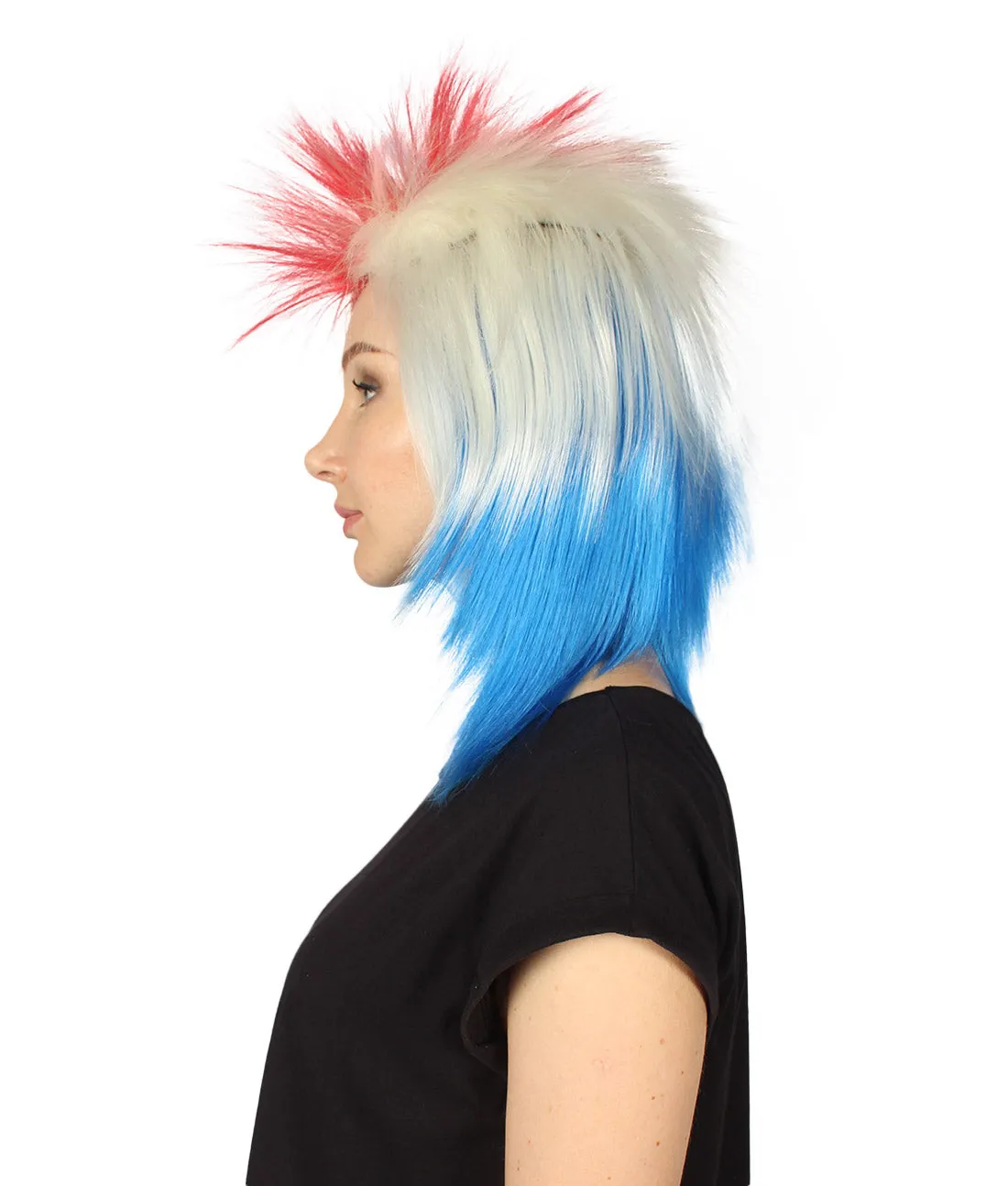 Costa Rica  Flag Sports, 80's Mullet Wig | Premium Breathable Capless Cap