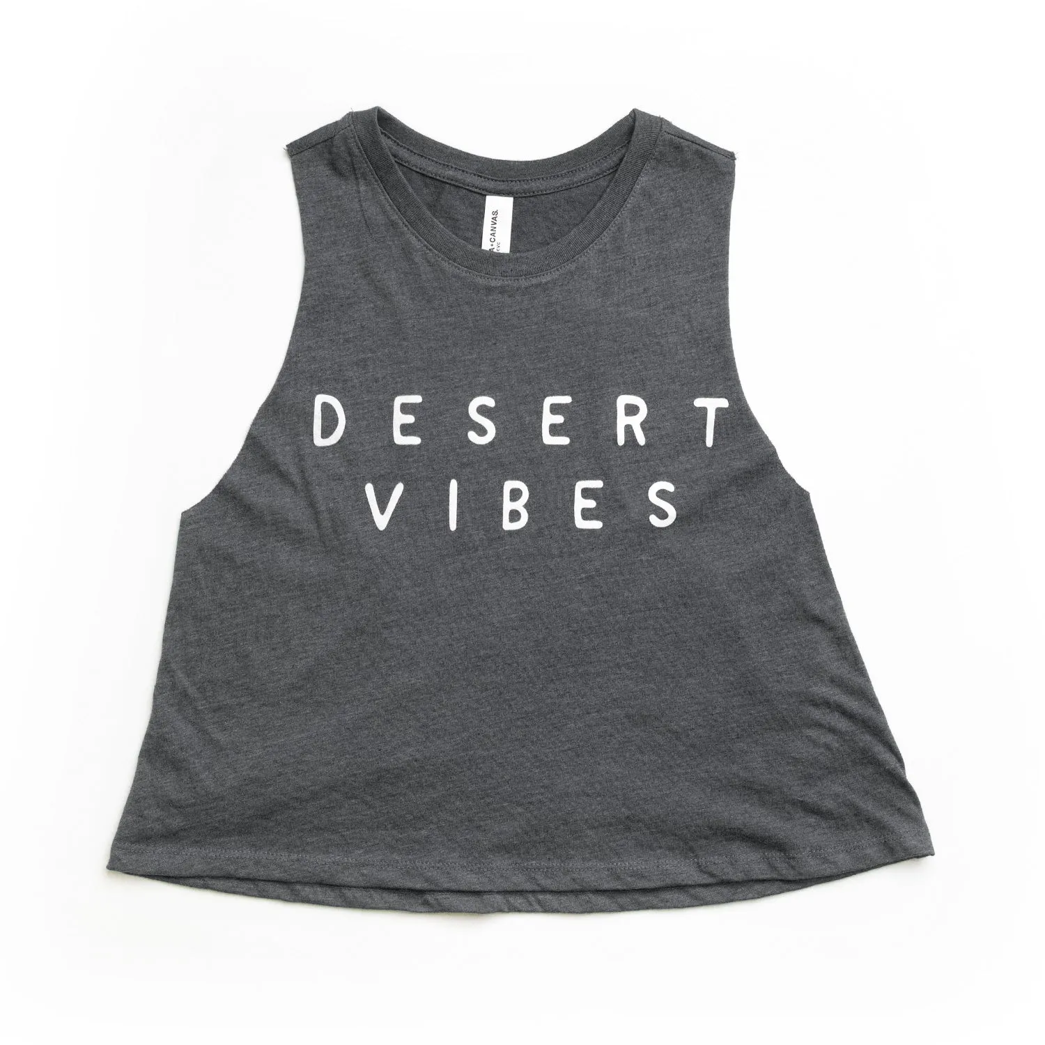 Desert Vibes Racerback Cropped Tank