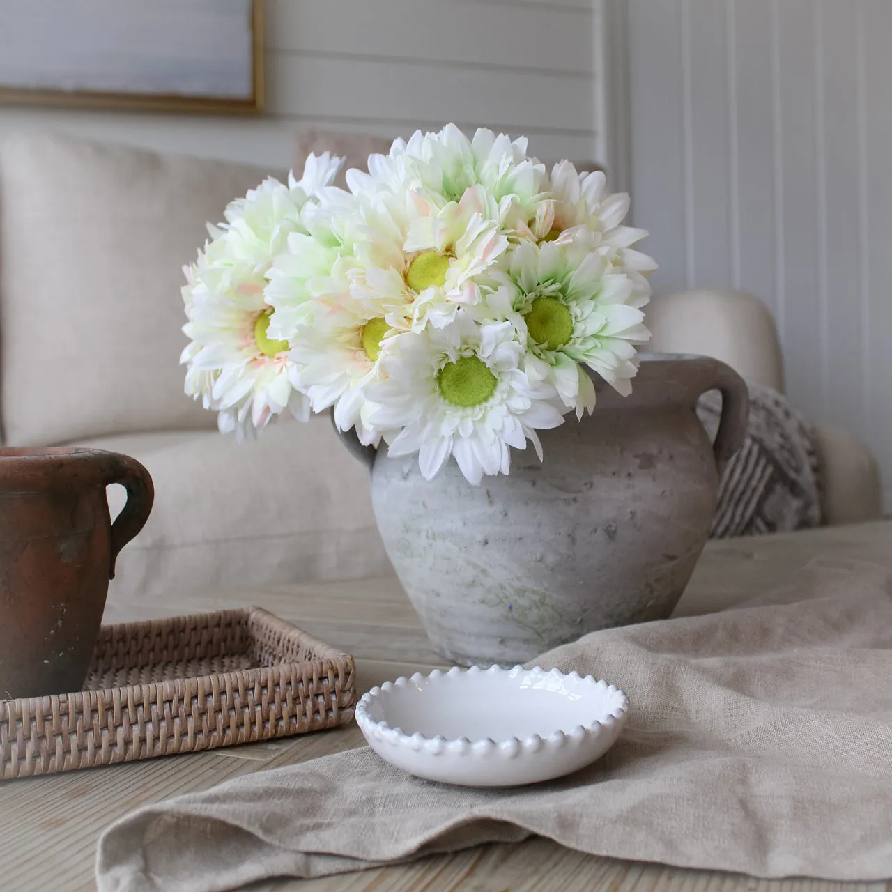 Faux Soft Pastel Gerbera Bunch