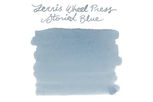 Ferris Wheel Press Storied Blue - Ink Sample