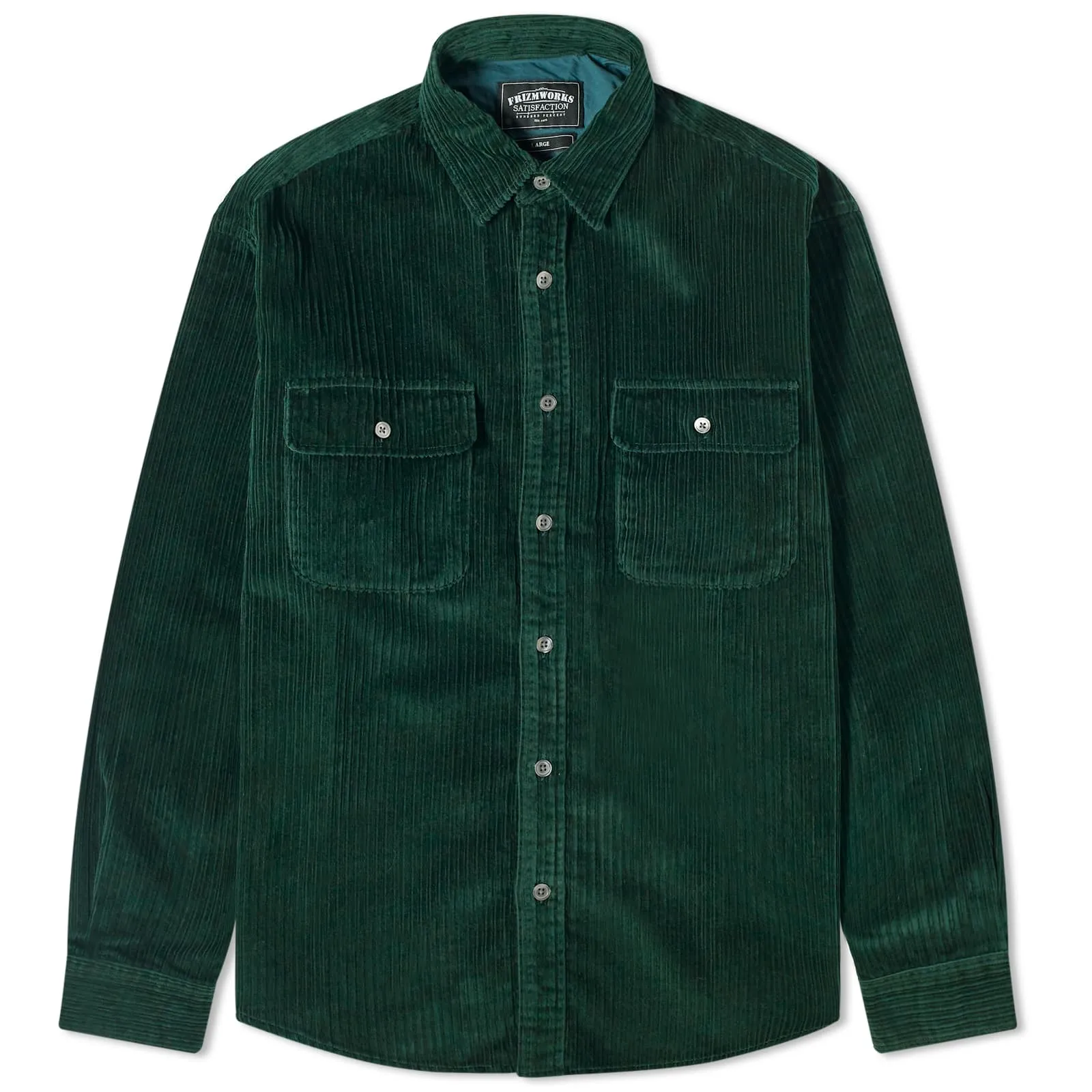 Frizmworks Alternate Corduroy Shirt, Dark Green