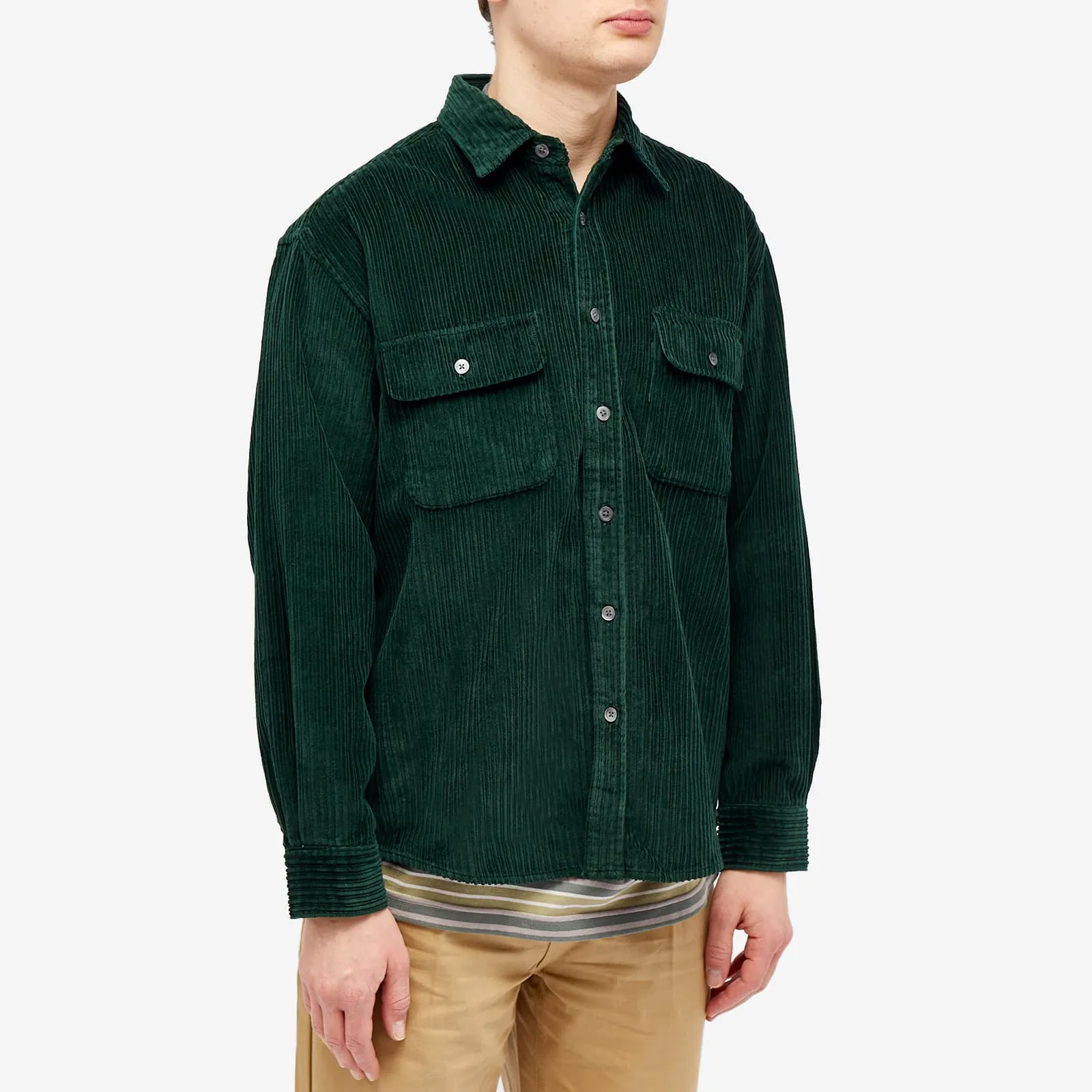 Frizmworks Alternate Corduroy Shirt, Dark Green