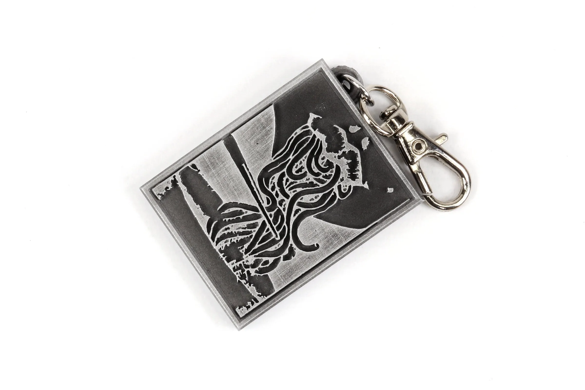 Girl Eating Noodles Keychain / Necklace - Anime Aesthetics