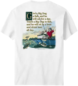 Give A Big Dog A Fish T-Shirt