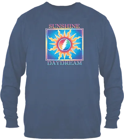 Grateful Dead- Sunshine Daydream on Blue Long Sleeve