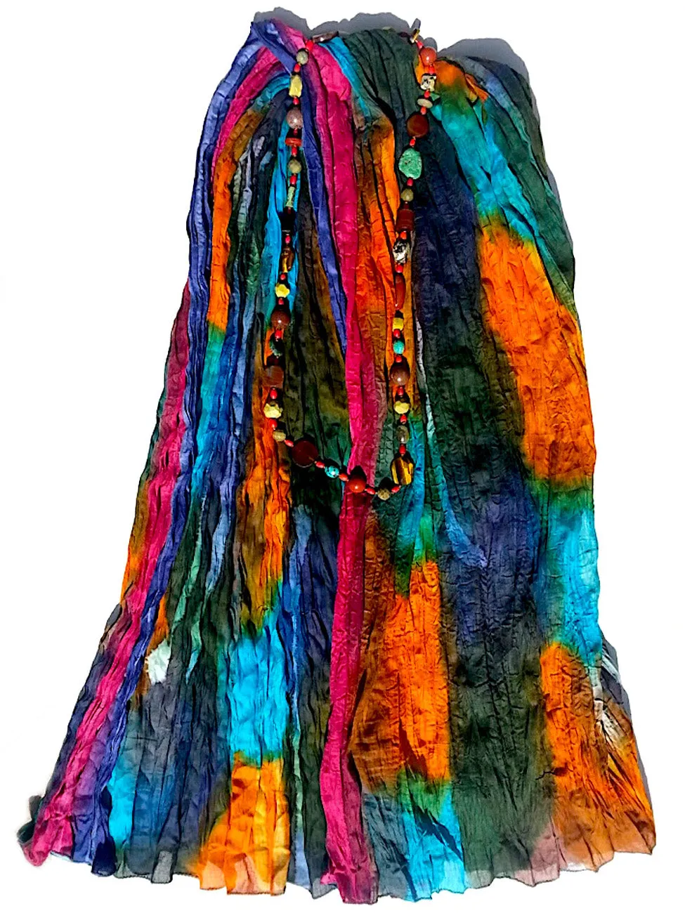 Hand Painted Cotton Large Scarf or Pareo