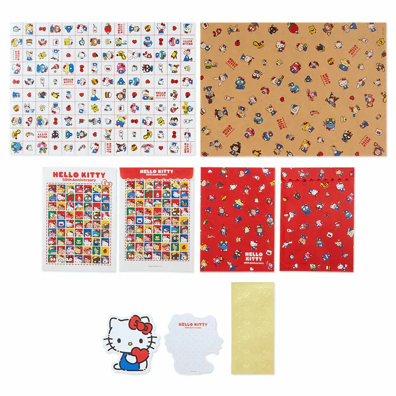 Hello Kitty 50th Hello Everyone! Letter Set