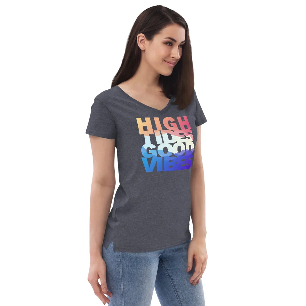 High Tides Good Vibes Recycled Cotton Tee