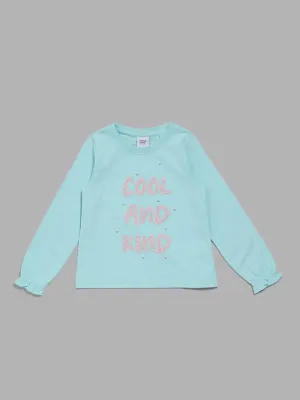 HOP Kids Mint Pearl Accent Top