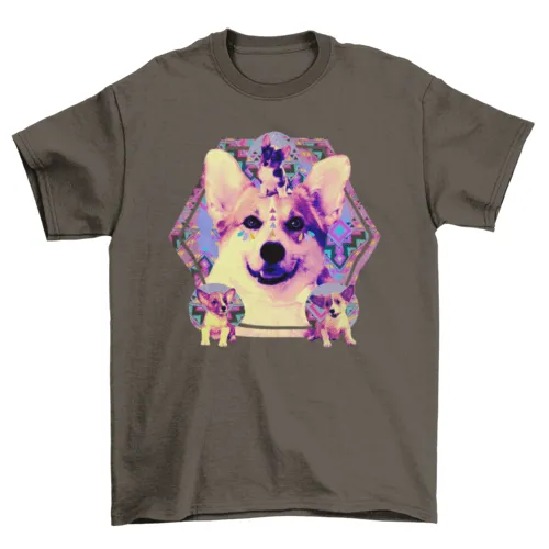 Incredible Corgi Psychedelic Tee