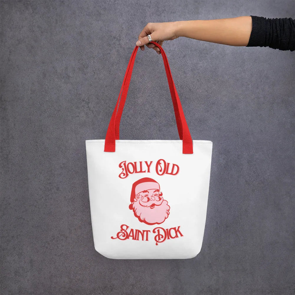 Jolly Old Saint Dick Tote Bag