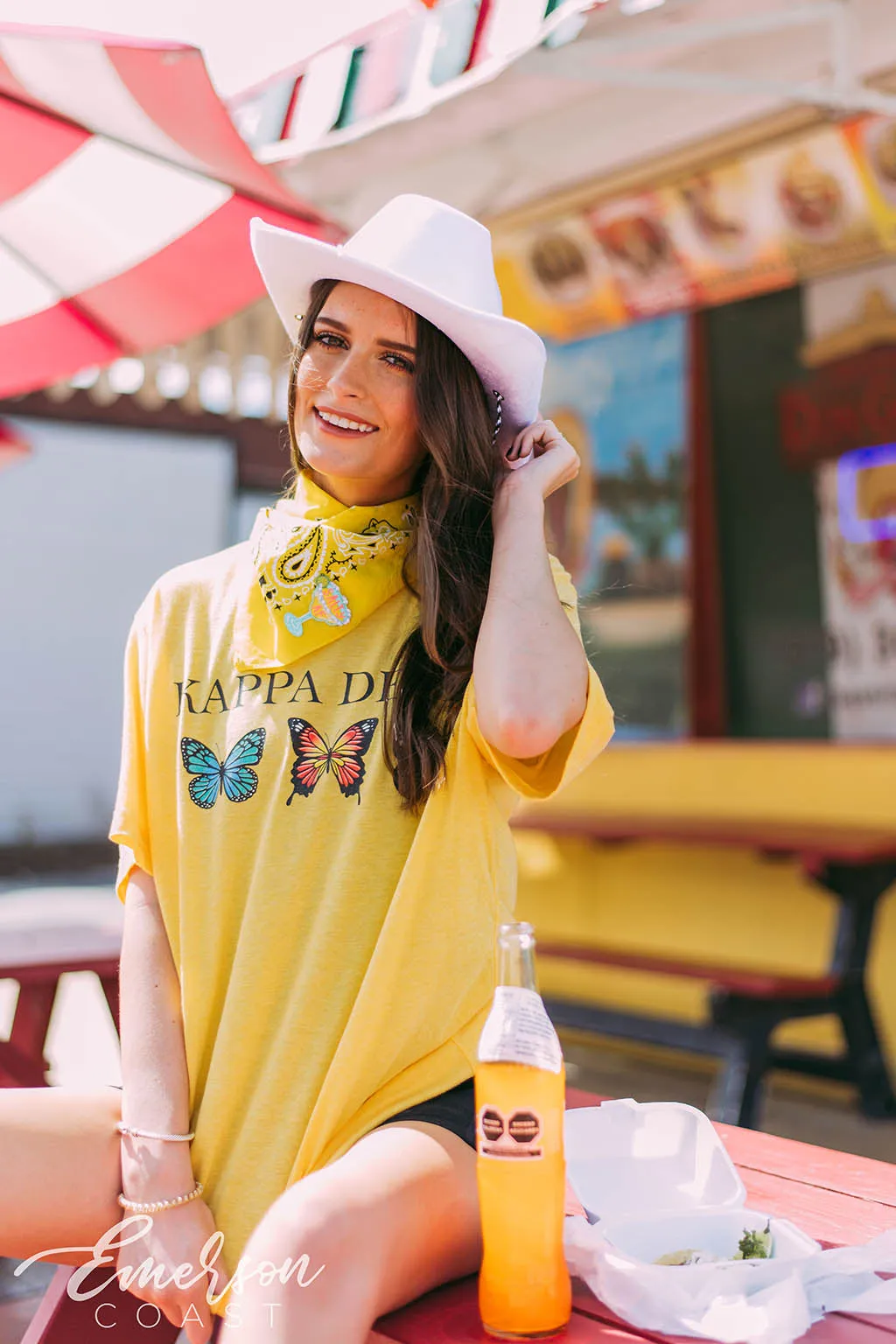 Kappa Delta Golden Hour Butterfly Tee