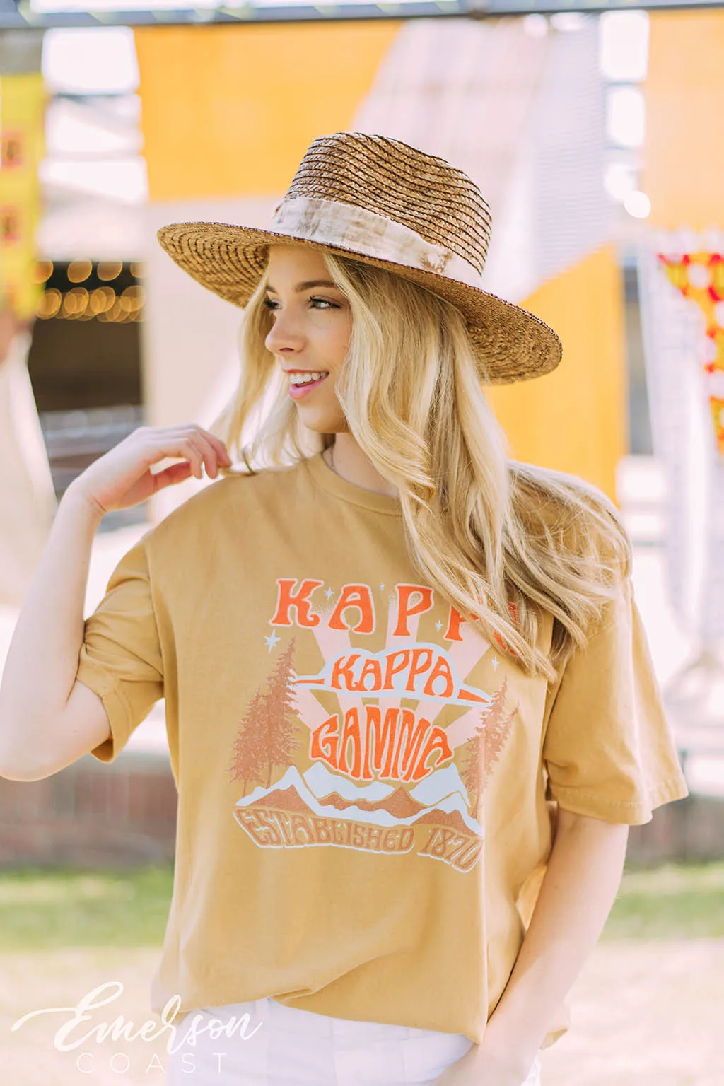 Kappa Kappa Gamma Retro Earthy PR Tee