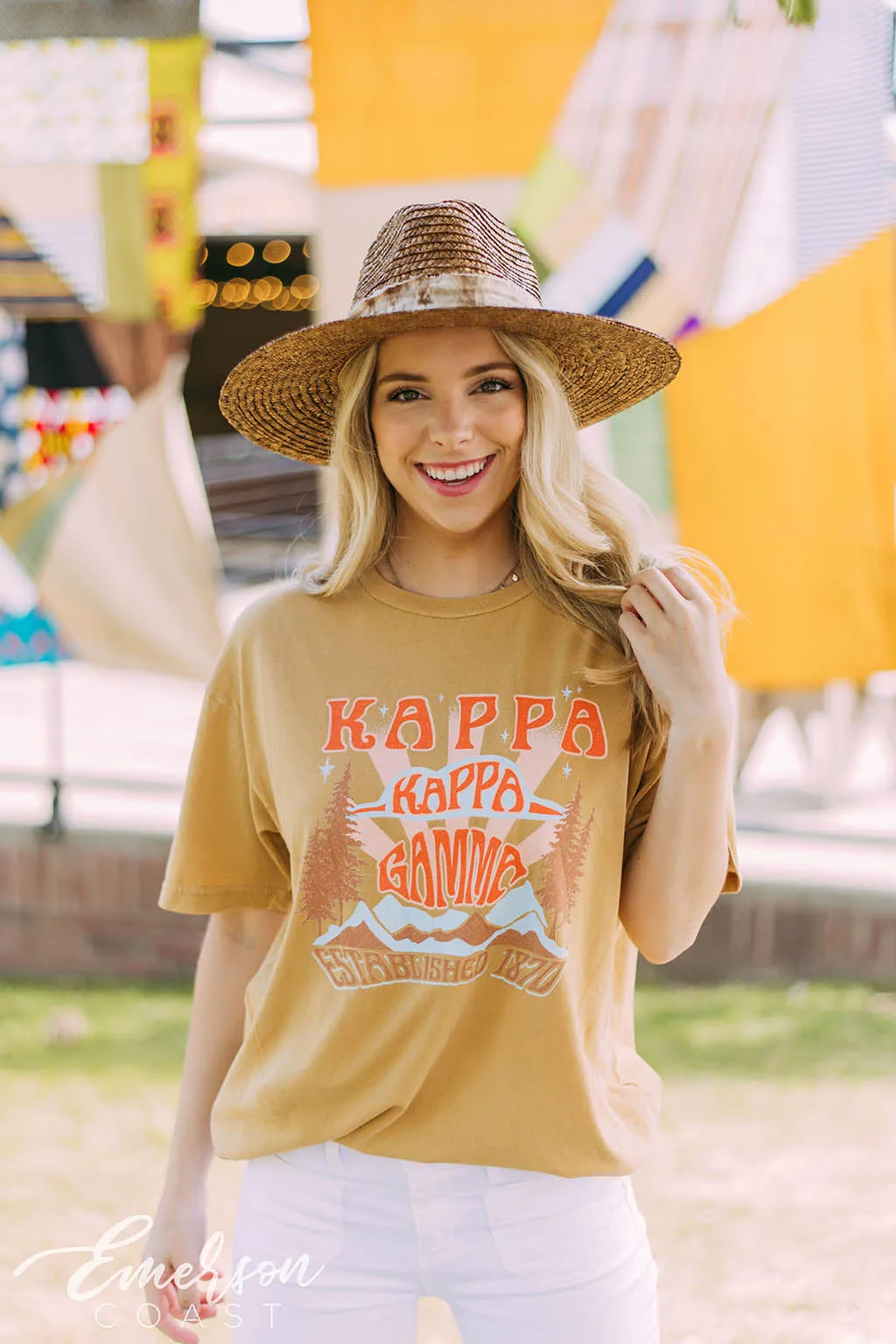 Kappa Kappa Gamma Retro Earthy PR Tee