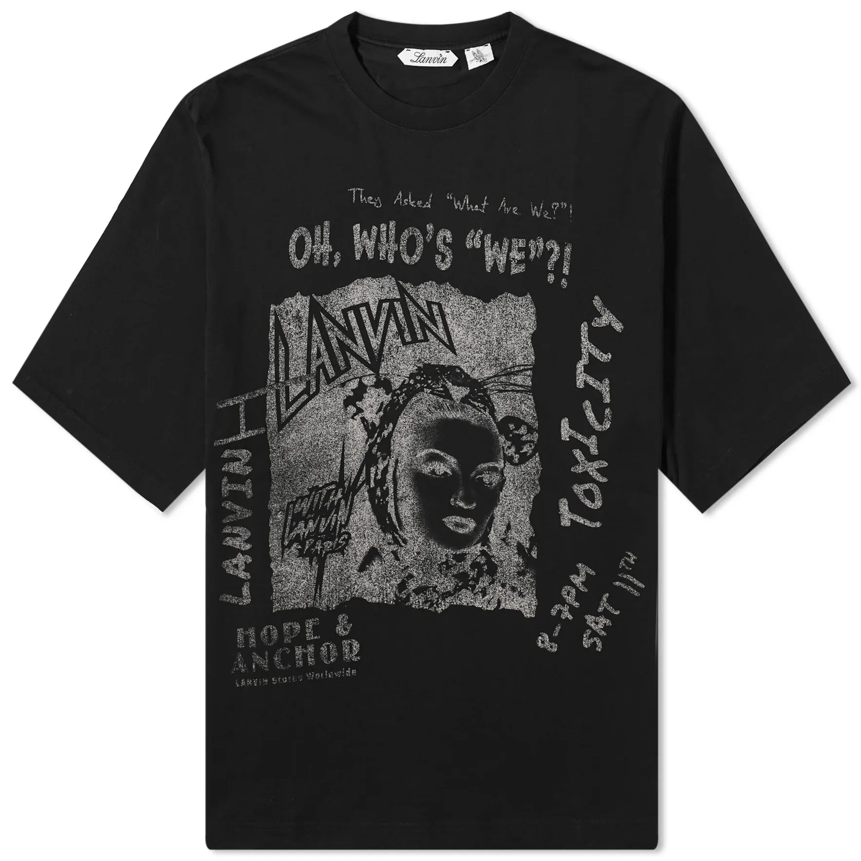 Lanvin x Future Print T-shirt, black