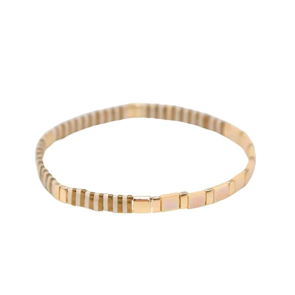 LATTE - Tila Bead Bracelet | ONE SIZE - Large