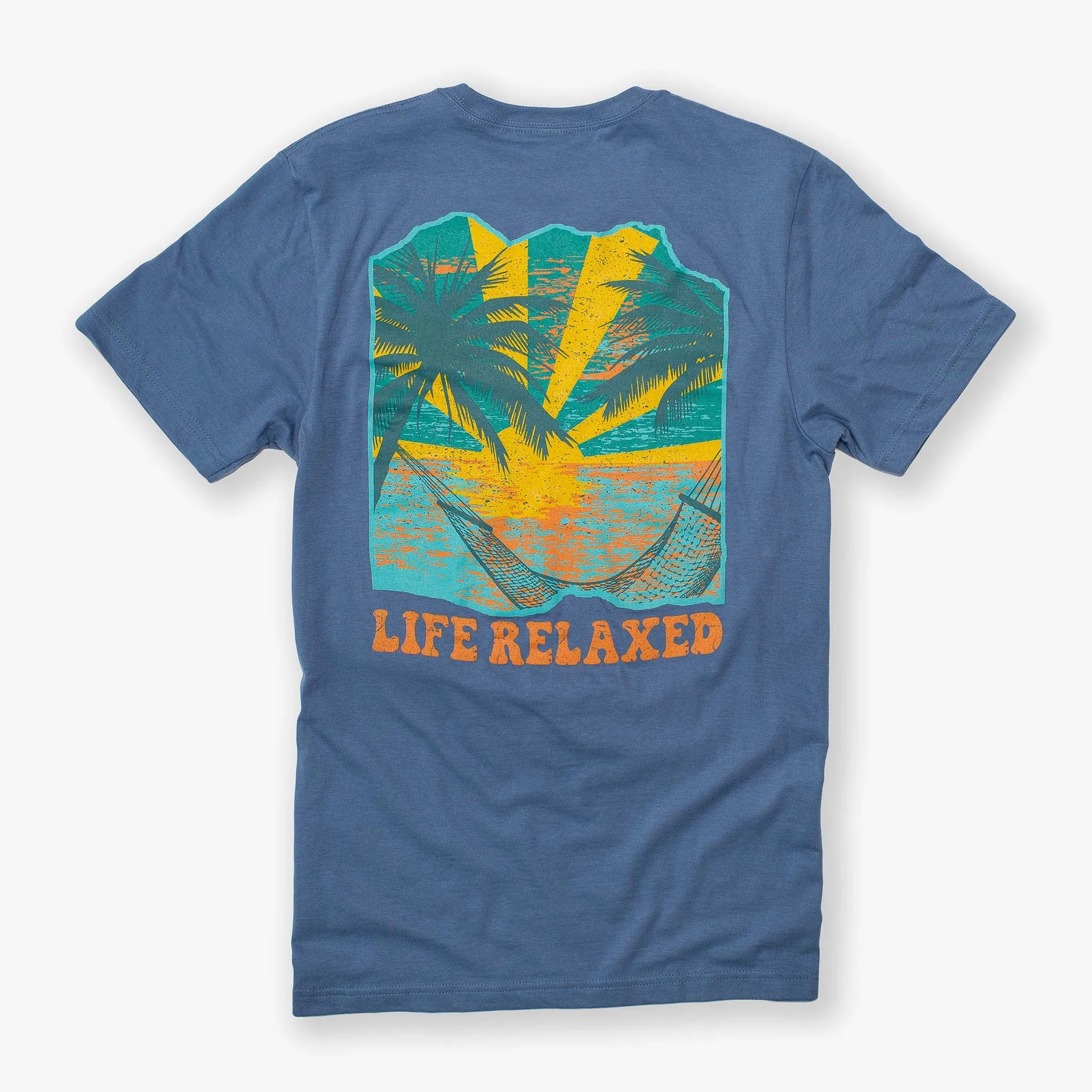 Life Relaxed Beach Hammock Graphic Tee