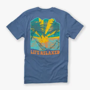 Life Relaxed Beach Hammock Graphic Tee