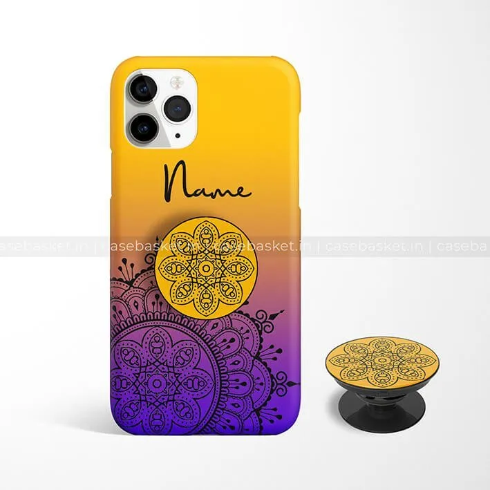 Mandala Violet Yellow Shade Phone Cover