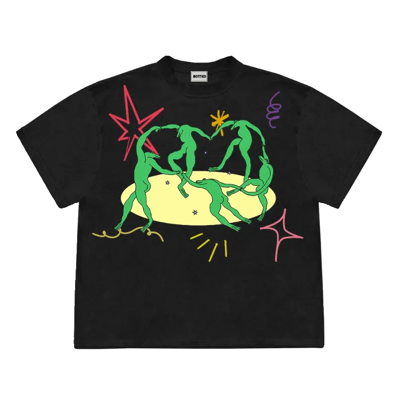 Matisse Crocodiles Dance Psychedelic Print T-Shirt