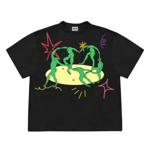 Matisse Crocodiles Dance Psychedelic Print T-Shirt