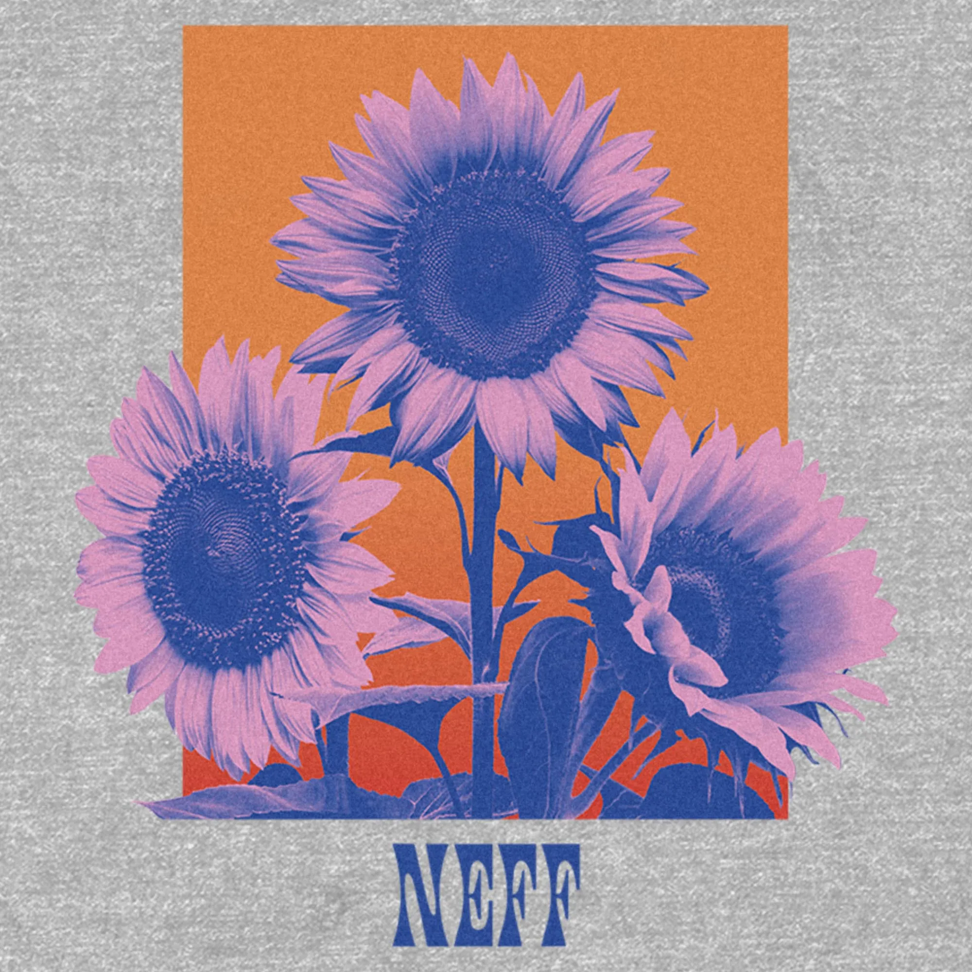 Men's NEFF Retro Pink Sunflowers T-Shirt