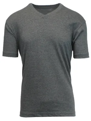 Men's Short Sleeve V-Neck Modern Fit Classic Tee (S-3XL)