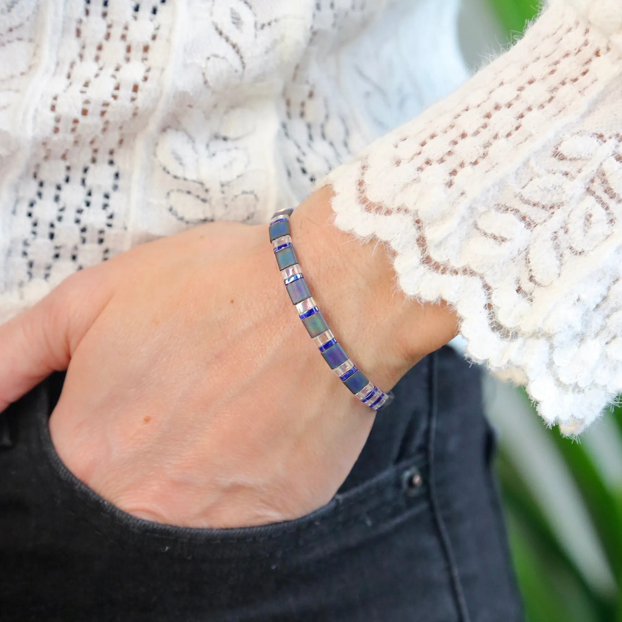 NEBULA - Tila Bead Bracelet | ADJUSTABLE