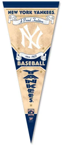 New York Yankees "Since 1903" MLB Cooperstown Historic Style Premium Felt Pennant - Wincraft