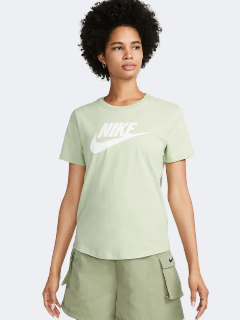 Nike Essential  Women Lifestyle T-Shirt Honeydew/White